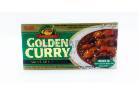 S&B Golden Curry MedHot 240g
